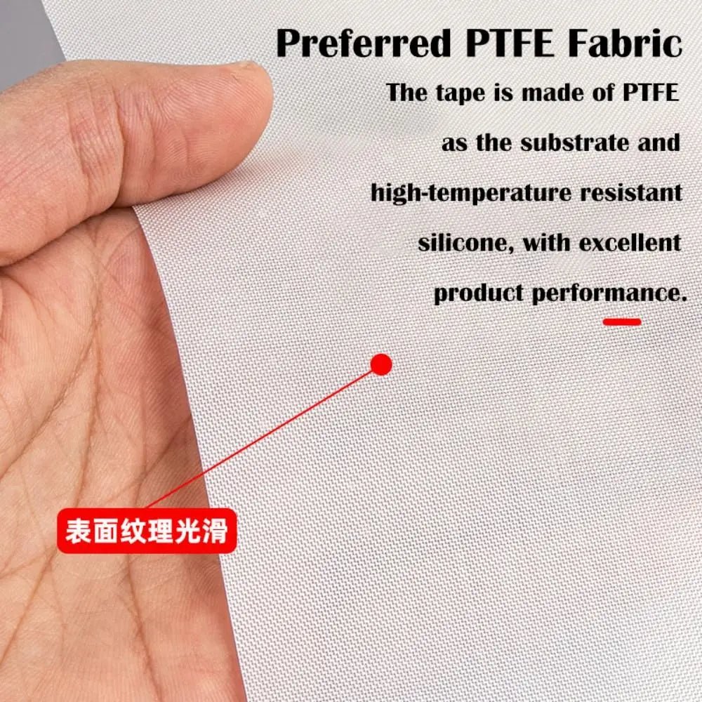 10m PTFE Fiberglass Tape – High-Temp Vacuum & Impulse Sealer Industrial PTFE Tape Axl