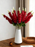 Artificial Silk Hyacinth Flower Strings – Home & Wedding Decor Artificial Silk Flowers Axl Red 4 pcs