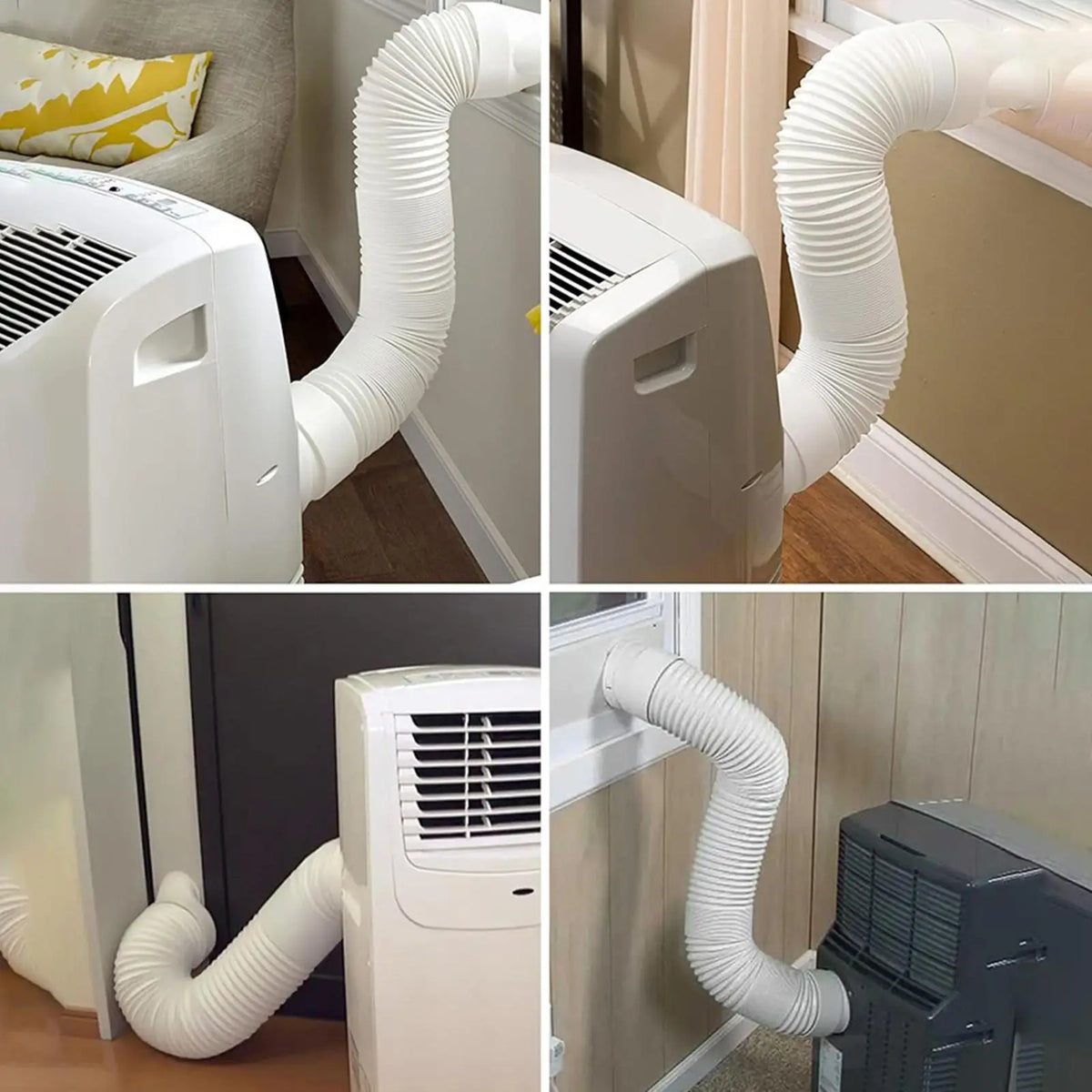 1.5M Flexible Portable AC Exhaust Hose – Universal Vent Pipe AC Exhaust Hose Axl