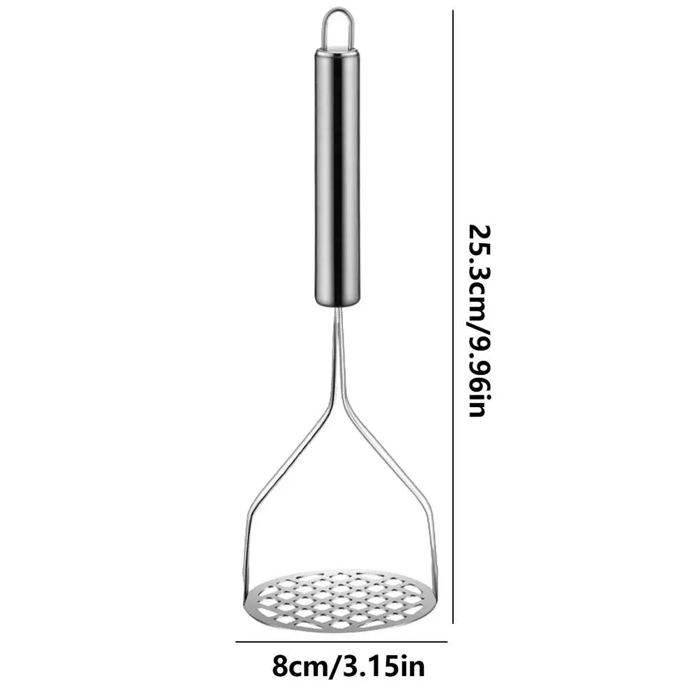 Stainless Steel Potato Masher – Mashing & Pureeing Kitchen Tool Potato Masher Axl As picture