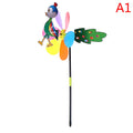 Cartoon Animal Windmill Wind Spinner – Colorful Garden Decor Garden Wind Spinner Axl A1Peacock