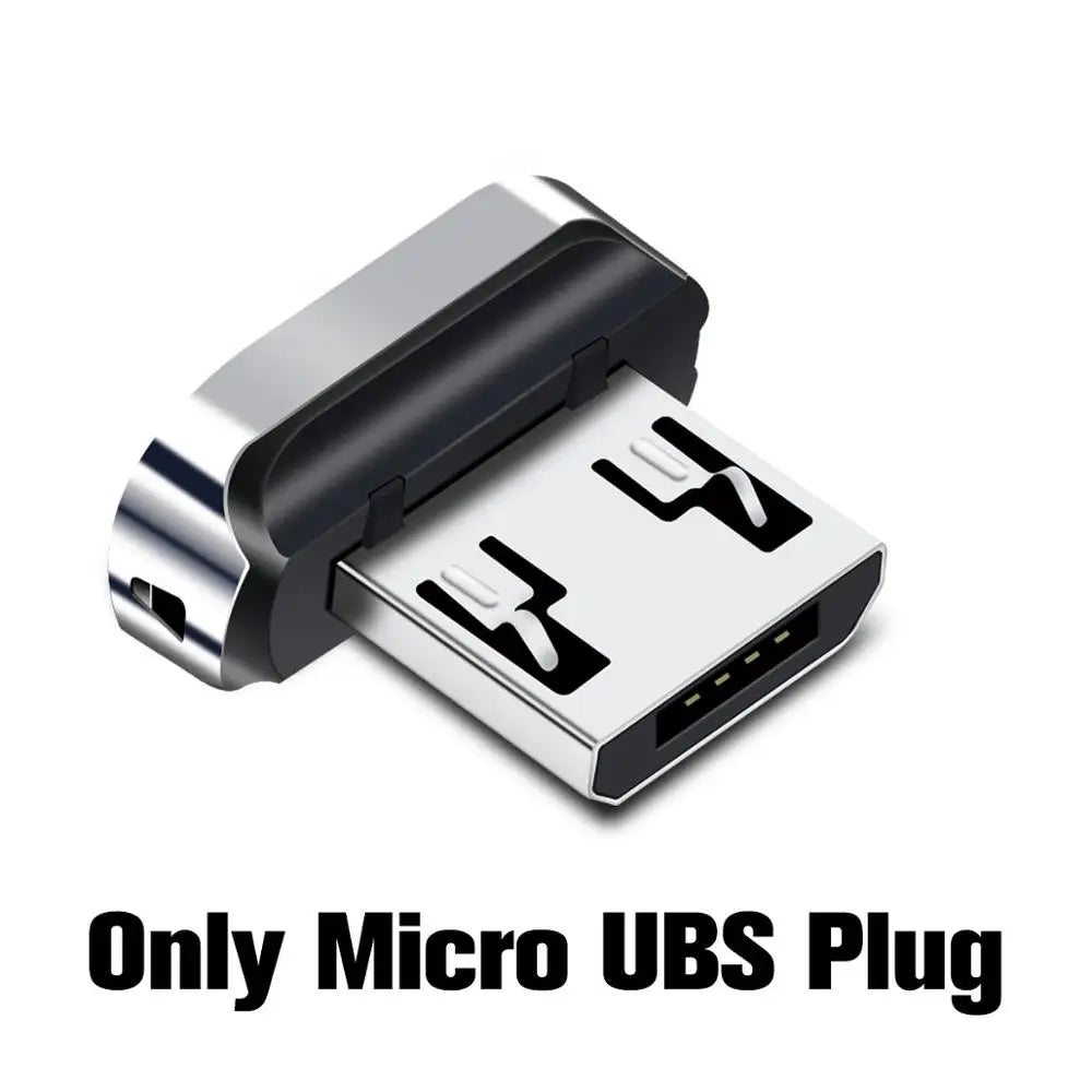 GUUGEI Magnetic USB-C & Micro USB Charging Cable for Android Magnetic Charging Cable Axl 1pcs micro plug 2M