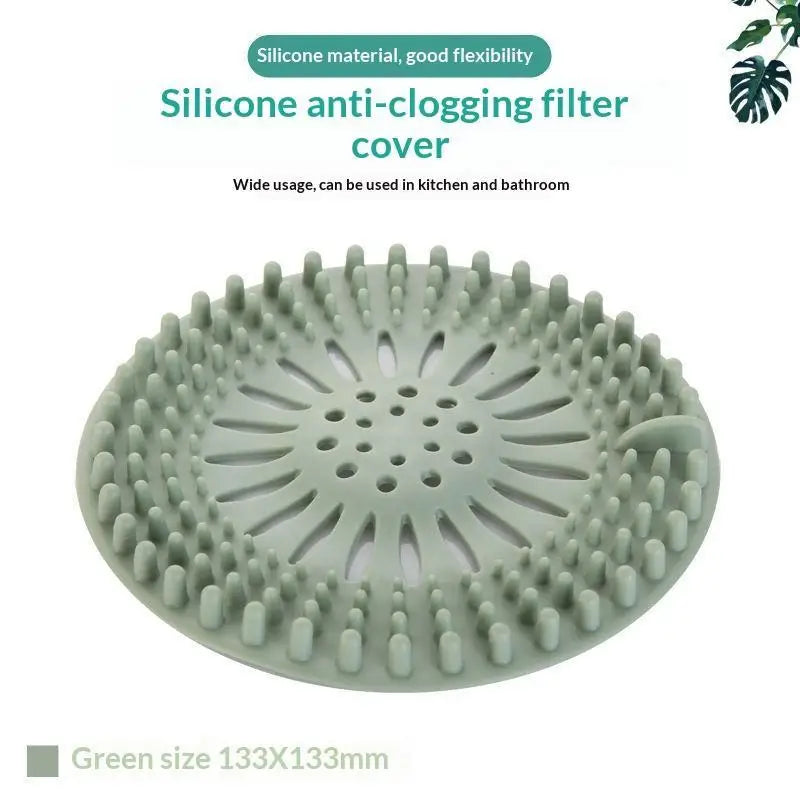 TPR Bathroom Hair Catcher – Shower & Sink Drain Strainer Drain Hair Catcher Axl C