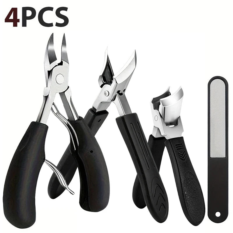 Nail Clipper & Pedicure Tool Set – Stainless Steel Combo Kit Nail Clipper Set Axl