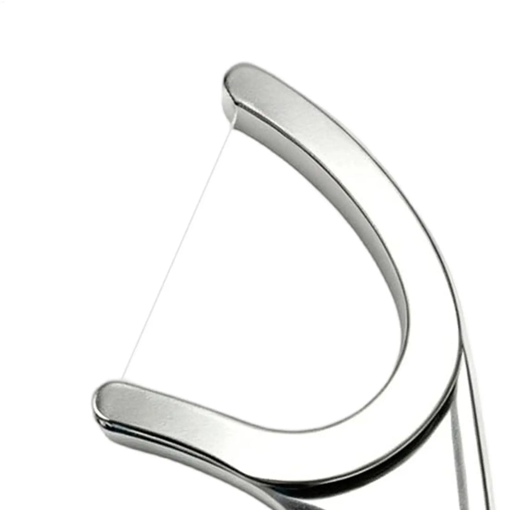 Reusable Stainless Steel Floss Picks – Refillable Metal Flosser Dental Floss Pick Axl