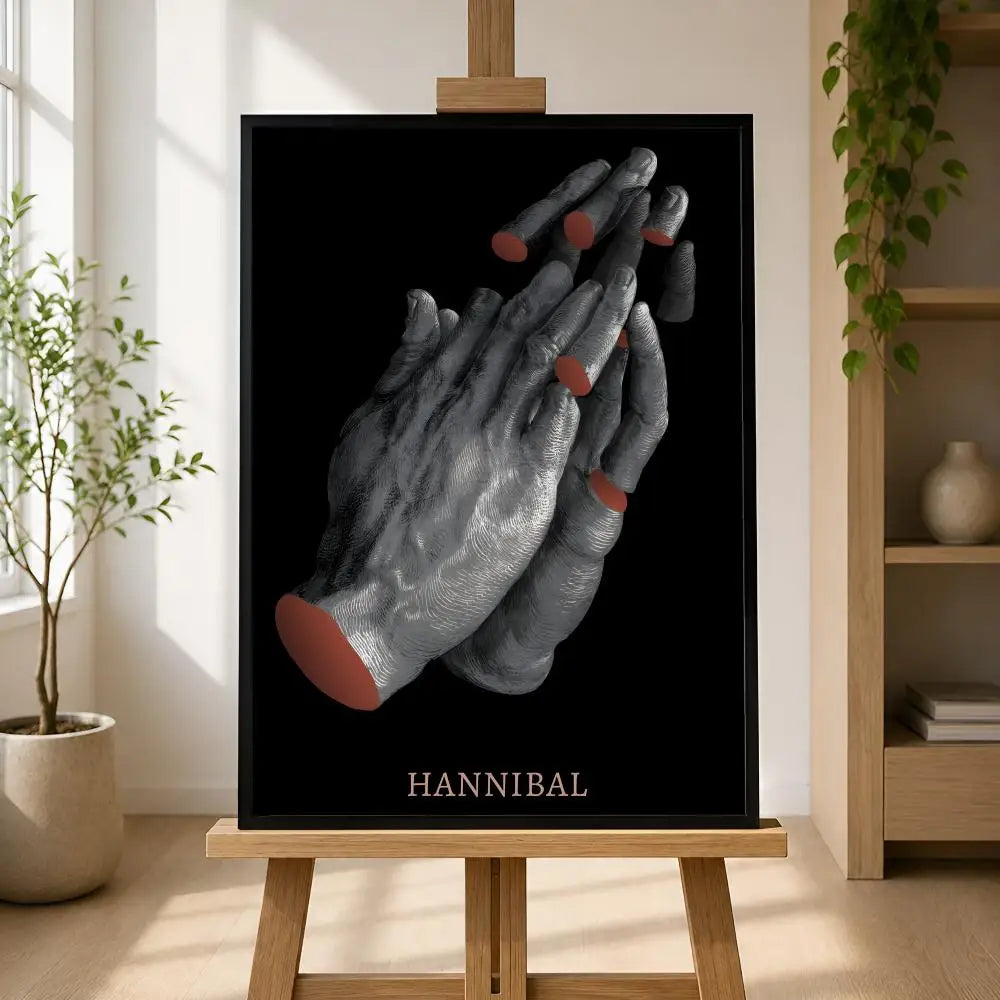 Hannibal TV Show Poster – Waterproof PVC Peel-and-Stick Wall Art Wall Art Poster Axl
