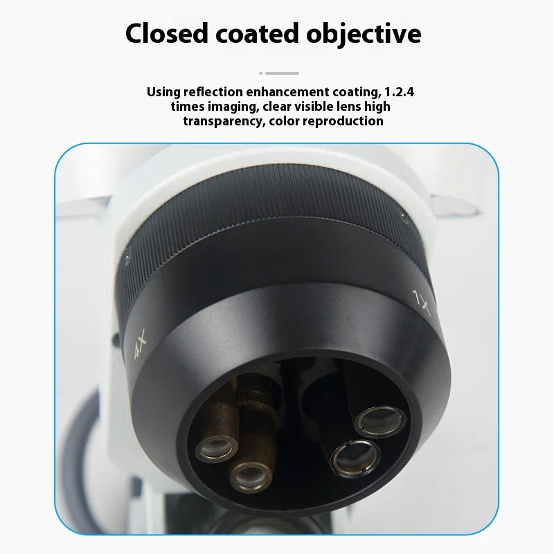 Stereoscopic Microscope 10X 20X 40X Oblique LED Light Stereoscopic Microscope Axl