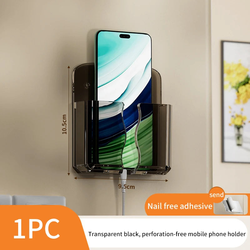 Wall Mount Phone & Remote Control Holder Storage Box Wall Storage Organizer Axl A3
