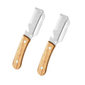 KEMORELA Stainless Steel Vegetable Peeler – Wood Handle Vegetable Peeler Axl 2PCS