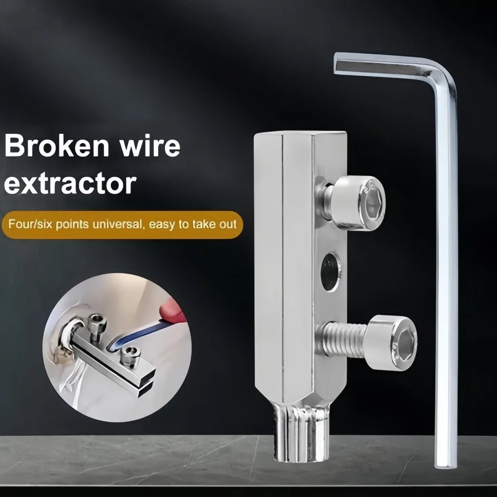 Broken Screw & Bolt Extractor Kit – 4/6 Point Pipe Removal Tool Screw Extractor Kit Axl