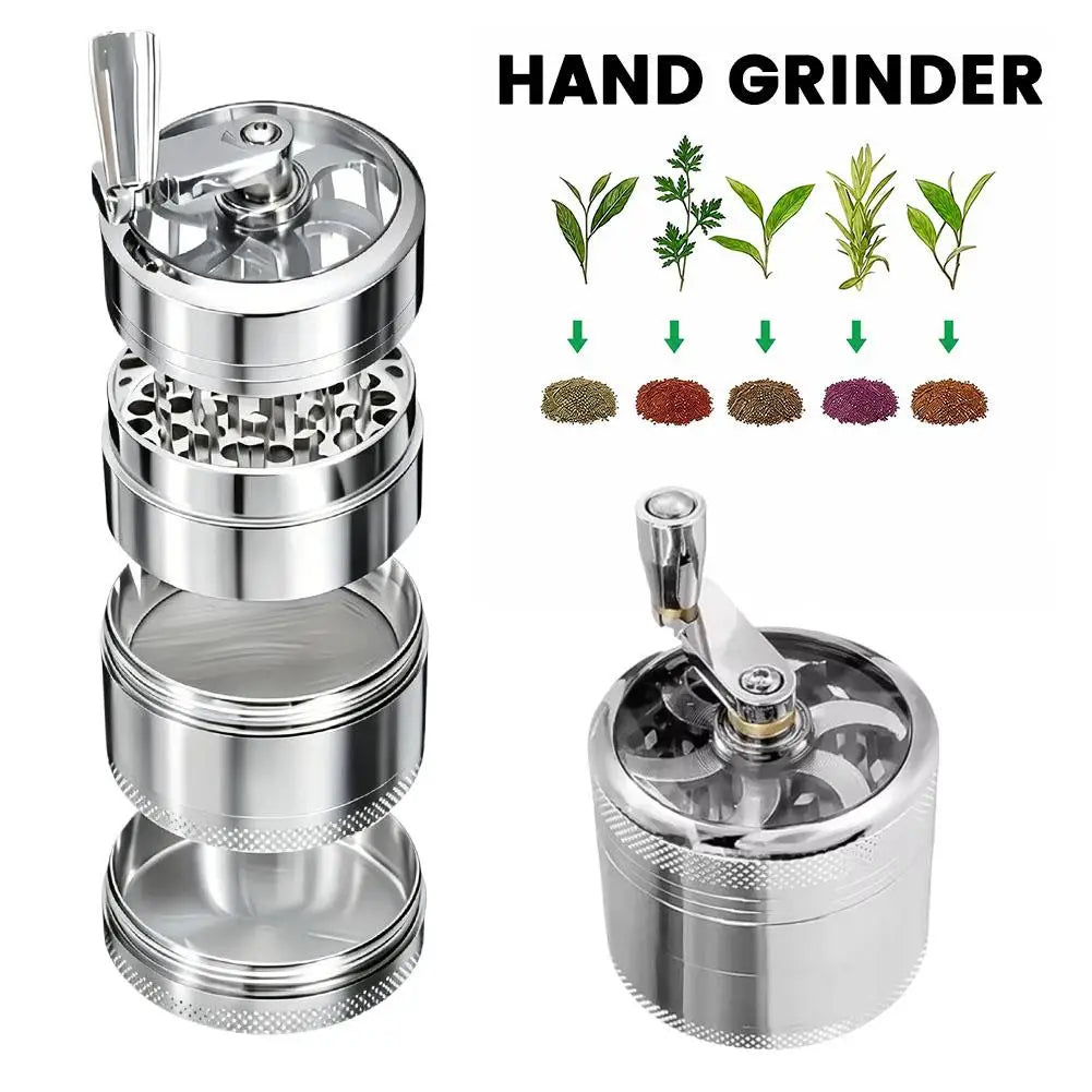 40mm Hand Crank Spice Grinder – Manual Mill for Nutmeg & Salt Manual Spice Grinder Axl