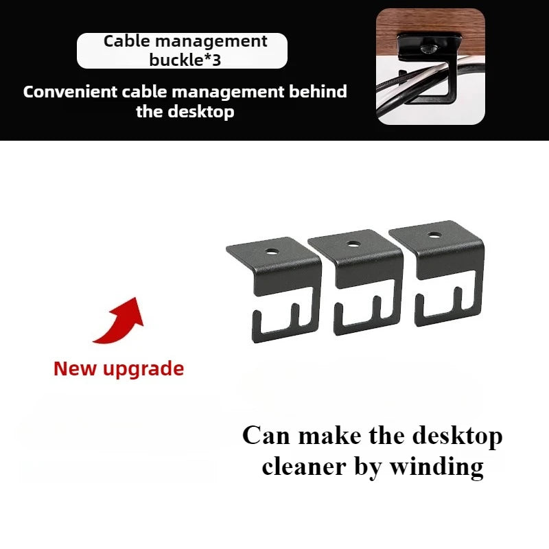 Monitor Height Riser Bracket – Modular Desktop Storage Rack Monitor Riser Rack Axl Wire Clip