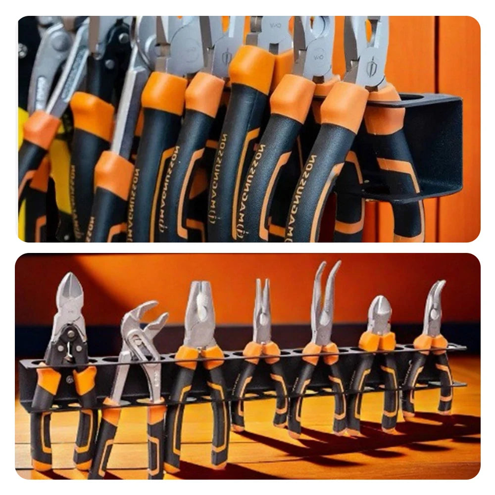 Wall-Mounted 14-Hole Screwdriver Organizer & Tool Storage Rack Tool Storage Rack Axl