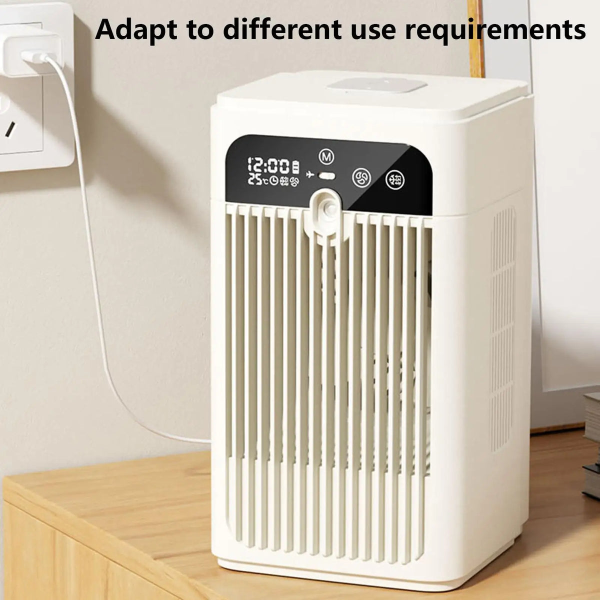 Portable Desktop Misting Fan – 3000mAh Battery & 500ml Tank Desktop Misting Fan Axl