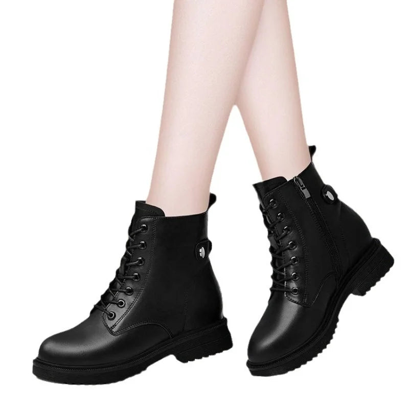 Women's Winter Chelsea Ankle Boots – Non-Slip Zip Wedge Chelsea Ankle Boots Axl