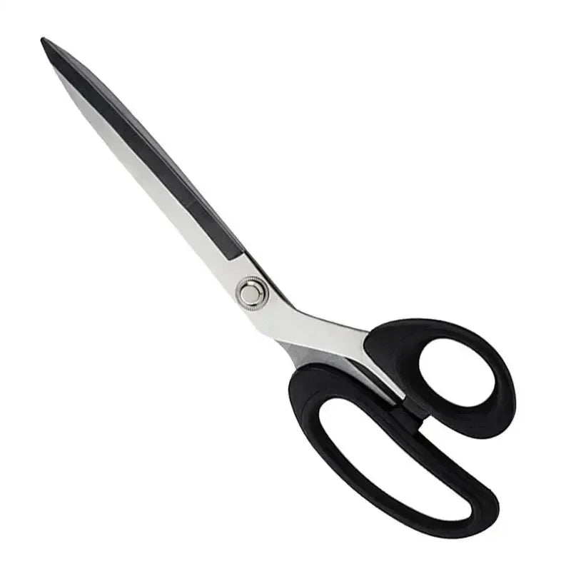 8-Inch Stainless Steel Tailor's Scissors – Professional Fabric Shears Tailor's Fabric Scissors Axl Black