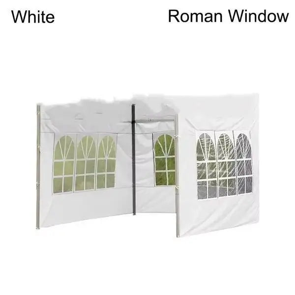 Waterproof Oxford Cloth Gazebo Side Wall – 10x10ft Replacement Gazebo Side Wall Axl WHITE