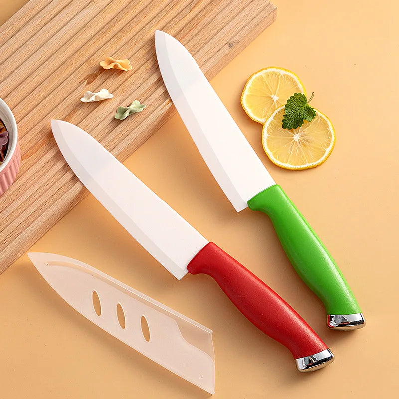 Professional Ceramic Fruit Knife Set with Sleeve – 1 or 3 Piece Ceramic Knife Set Axl