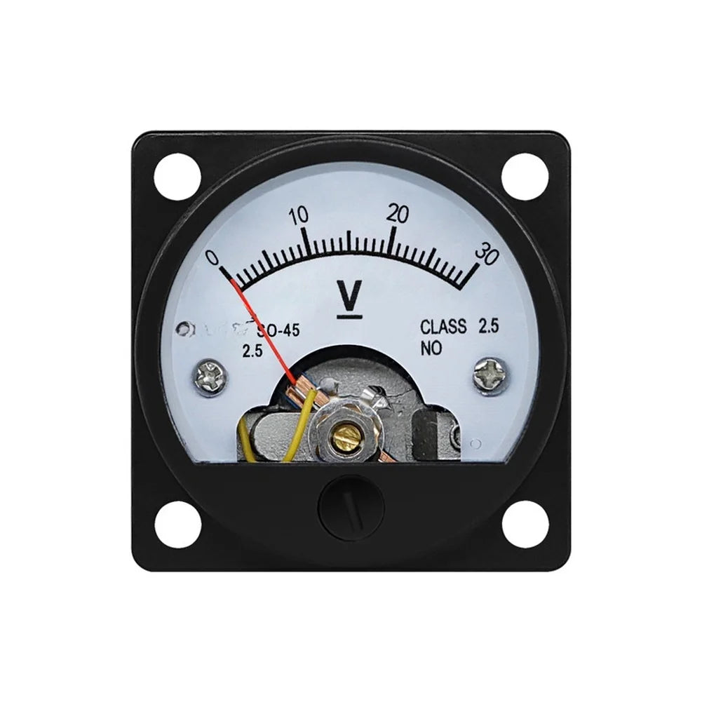 Panel Mount DC Voltmeter 1V–800V | Level 2.5 Accuracy ABS Panel Mount Voltmeter Axl