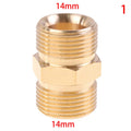 Brass M22 Pressure Washer Hose Connector Adapter 14mm 15mm Hose Connector Adapter Axl M22-14