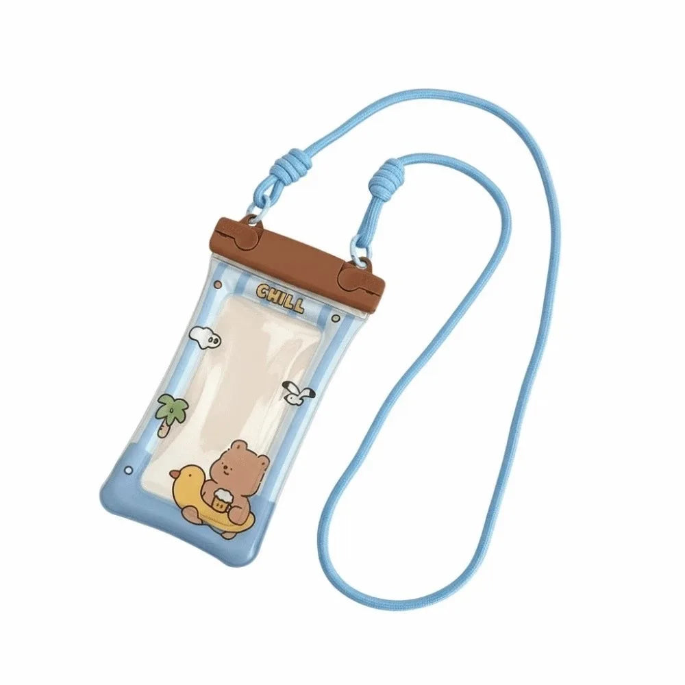 Waterproof Phone Pouch – Cartoon Crossbody Dry Bag for Beach Waterproof Phone Pouch Axl Style 6