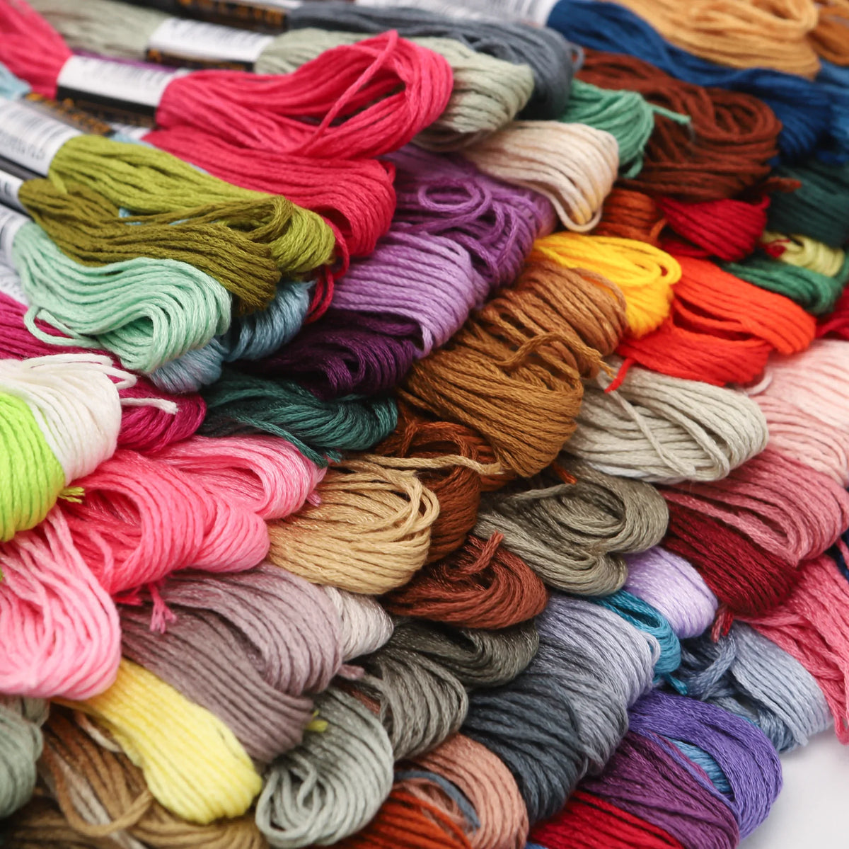 Cross Stitch Embroidery Floss Set – 50 to 447 Skeins, 8m Each Embroidery Floss Set Axl