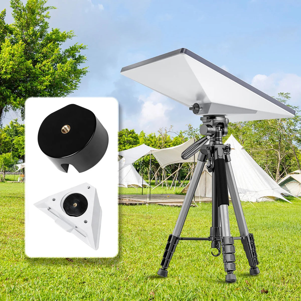 Starlink Mini Mount Kit – Tripod & Pipe Adapter for Gen 3 RV Satellite Dish Mount Axl