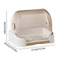 Baby Bottle Organizer with Drain Tray & Dustproof Lid Baby Bottle Organizer Axl Brown