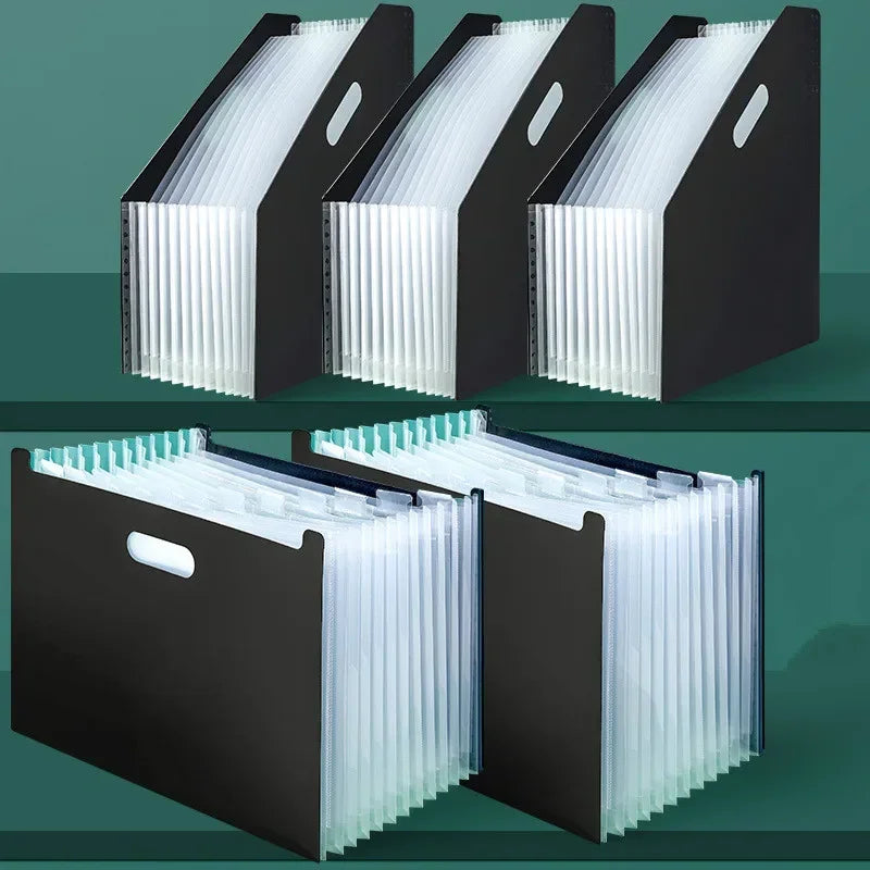 A4 Accordion File Folder – 13-Pocket Large Capacity Organizer Accordion File Folder Axl