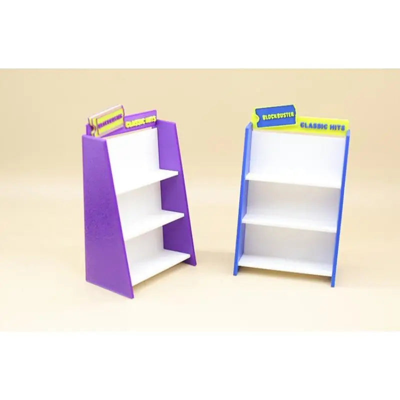 1/12 Dollhouse Retro Video Tape Shelf Miniature Accessory Set Dollhouse Accessory Axl
