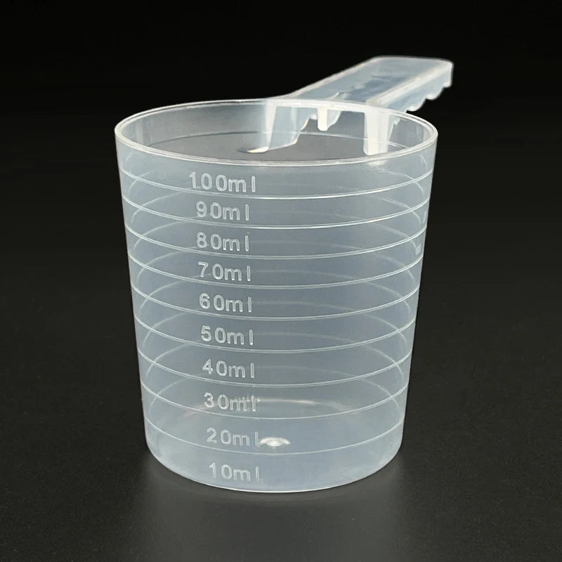 Transparent Pet Measuring Spoon with Scale 50g 100ml Pet Measuring Spoon Axl