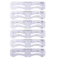 6-Piece Reusable Eyebrow Stencil Kit – Brow Shaping Templates Eyebrow Stencil Kit Axl M