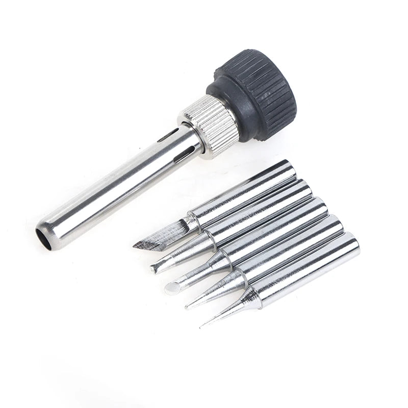 Solder Iron Tips Set & Handle Adapter for ESD & HAKKO Soldering Tips Kit Axl