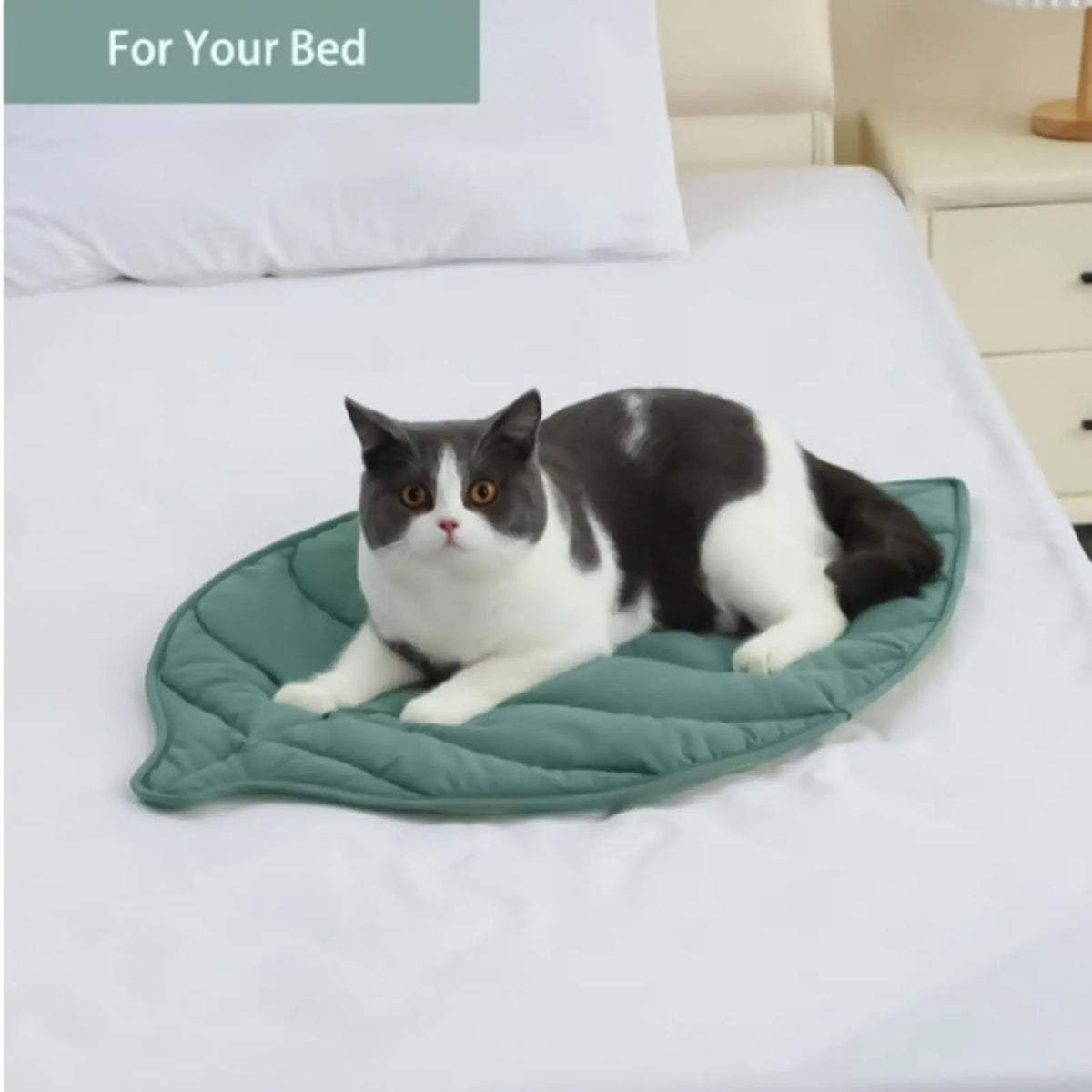 Leaf-Shaped Cooling Cotton Pet Mat – Washable Dog & Cat Bed Pet Cooling Mat Axl