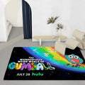 Amazing World of Gumball Flannel Floor Mat | Non-Slip Doormat Flannel Floor Mat Axl White2 50x80cm