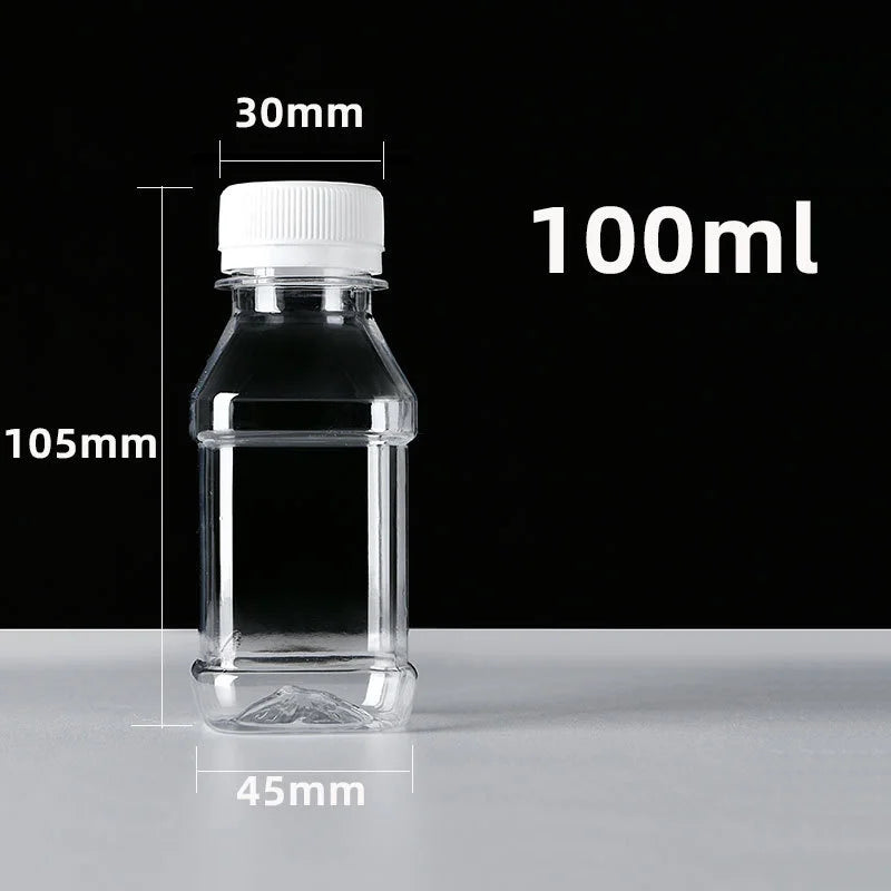 10/20 Pack 100ml Refillable Leakproof Drink Bottles – PET Refillable Drink Bottles Axl