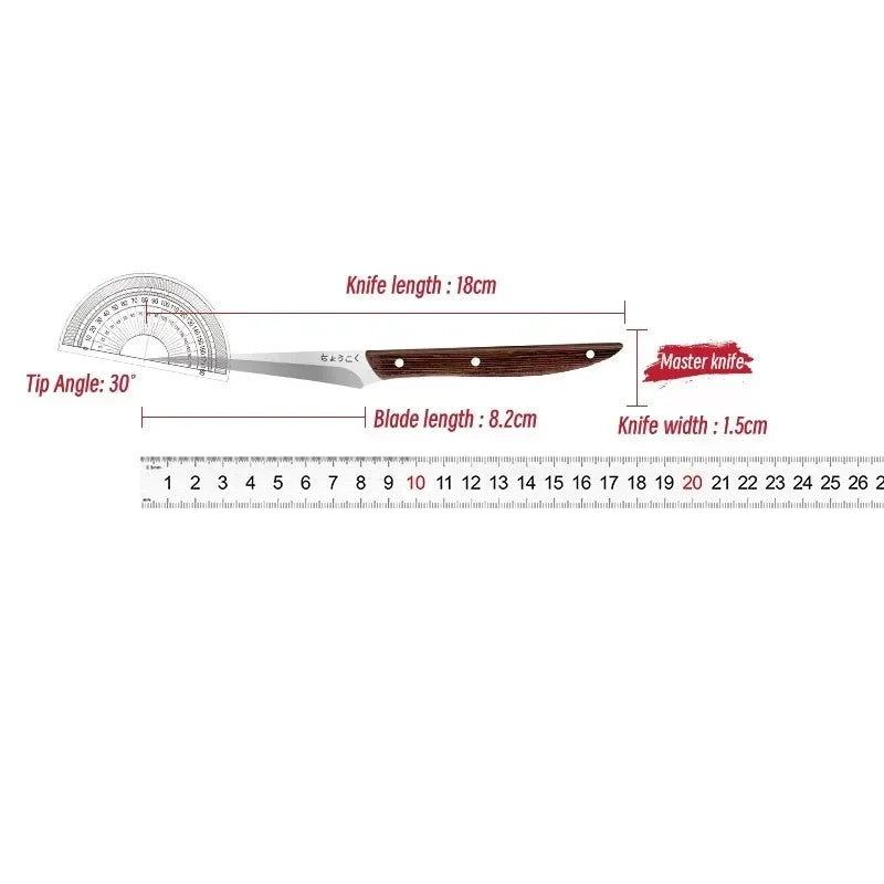 Professional Fruit & Vegetable Carving Knife Set – 1 or 3 Piece Carving Knife Set Axl style B