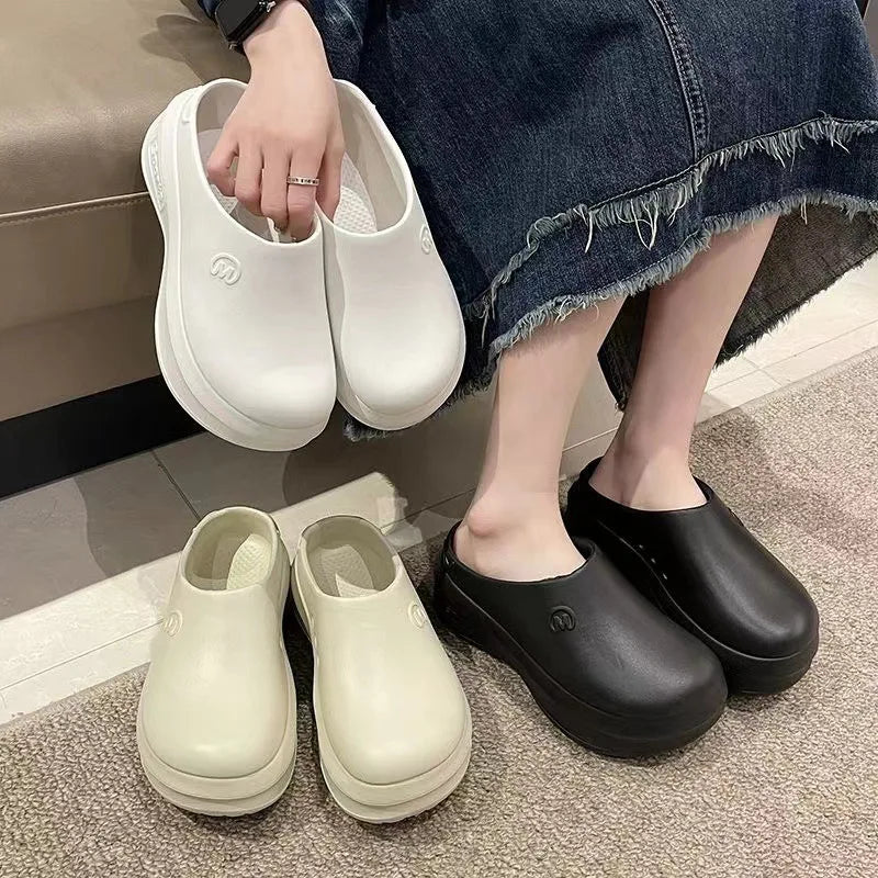 Women's Chunky EVA Platform Clogs – Non-Slip Beach Sandals Platform Clog Sandals Axl