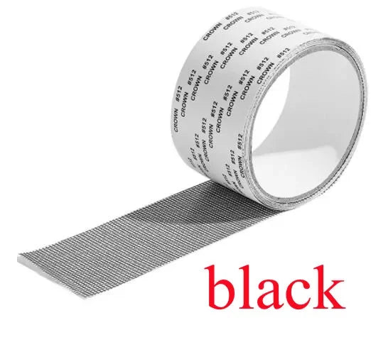 Self-Adhesive Window Screen Repair Tape | Mosquito Net Patch Screen Repair Tape Axl black