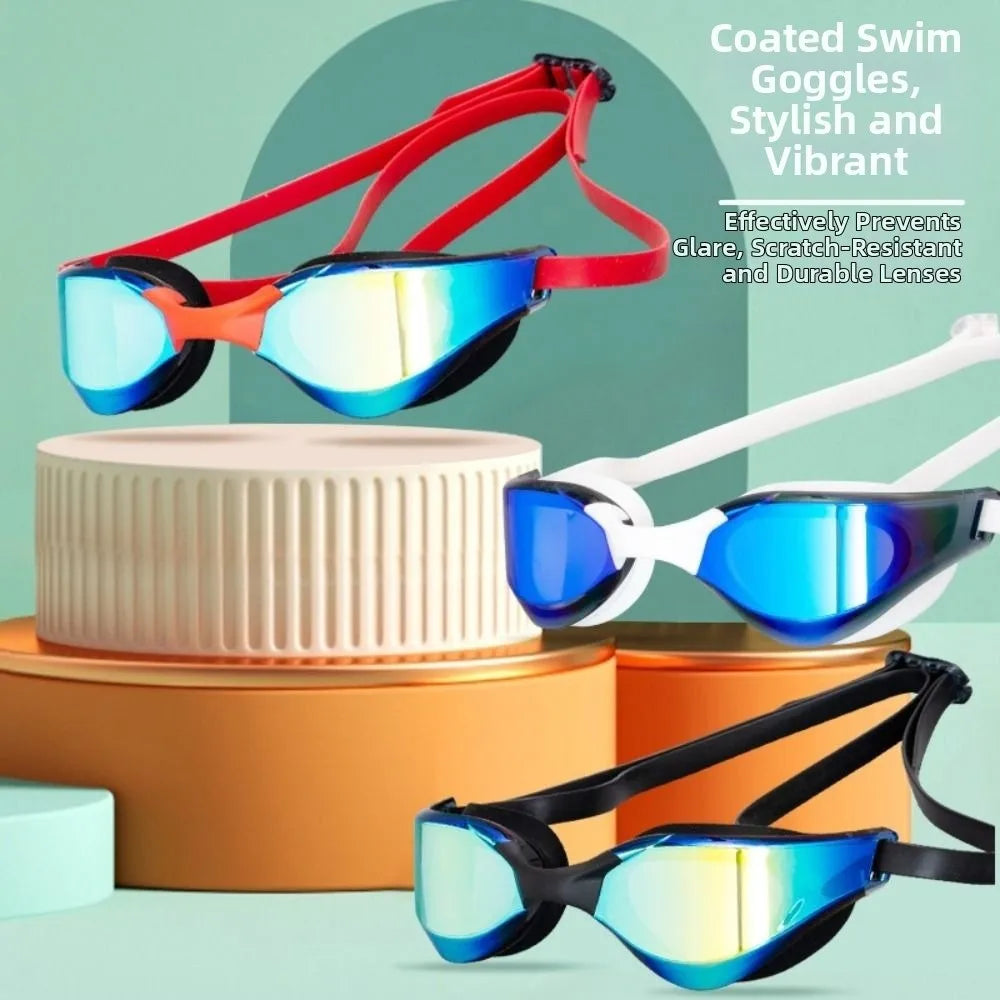 HD Anti-Fog Swimming Goggles – UV Protection Wide View Swimming Goggles Axl