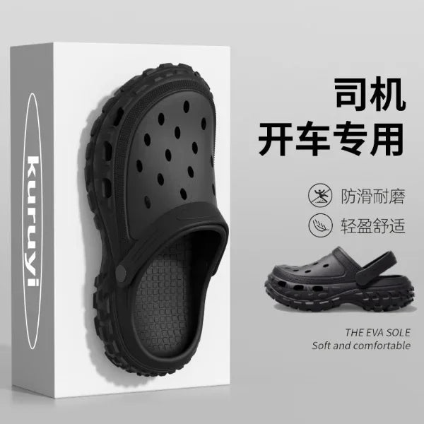 Men's EVA Slide Sandals – Soft-Soled Summer Beach Slippers Men's Slide Sandals Axl