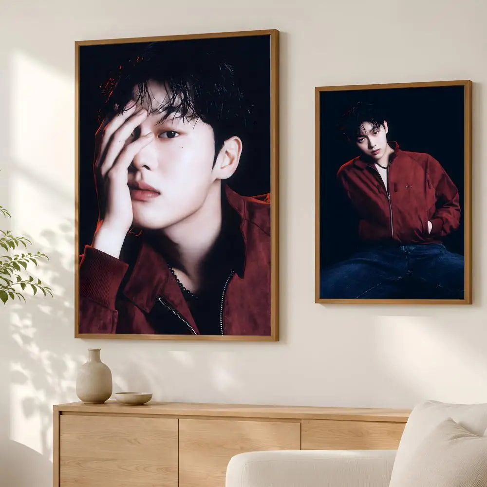 Choi Hyun-wook HD PVC Wall Poster – Self-Stick Waterproof Wall Art Poster Axl