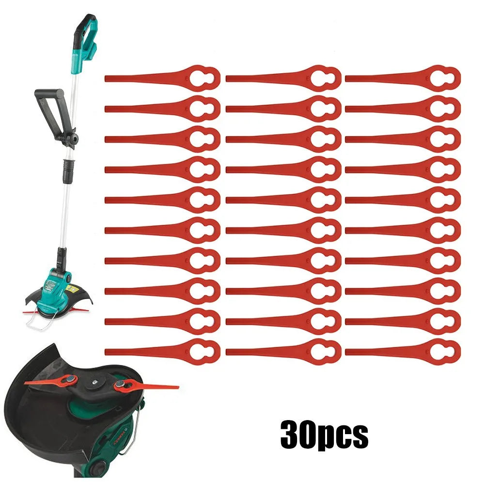 30-Pack Plastic Grass Trimmer Blades – Ferrex FAR 20-1 Trimmer Blades Axl