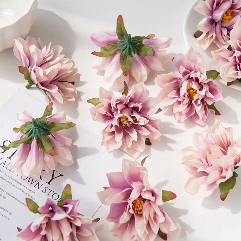 Silk Gerbera Artificial Flowers 40/80 Pcs – Wedding & DIY Decor Artificial Silk Flowers Axl