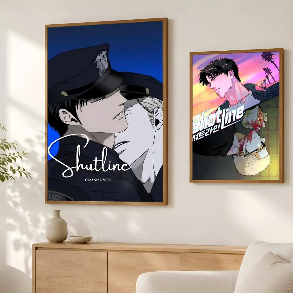 Game Shutline HD Self-Stick Wall Art Poster | Waterproof Decor Wall Art Poster Axl