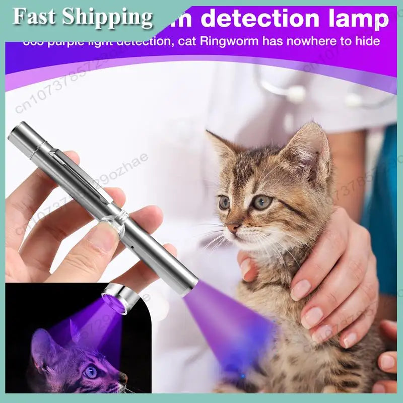 Portable UV Black Light Lamp – Pet Urine & Coat Checker UV Pet Care Lamp Axl