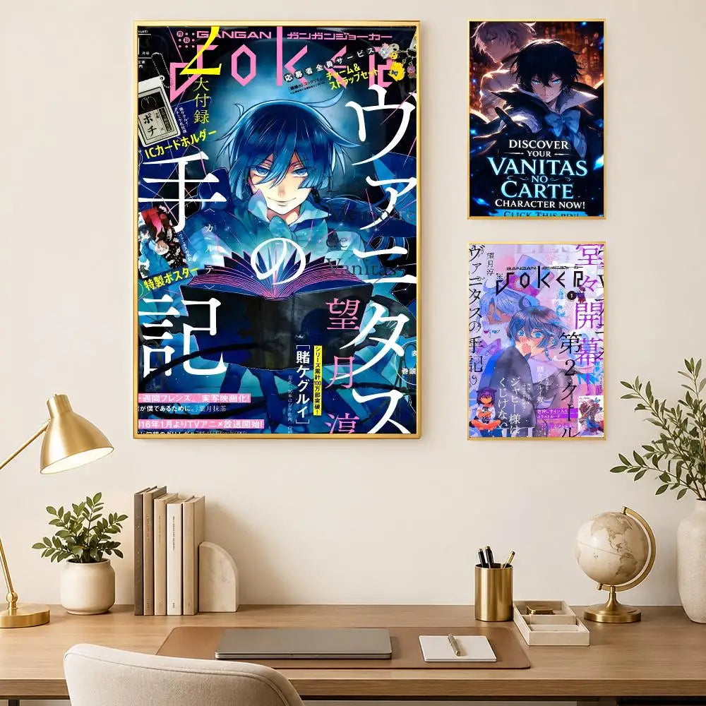 Case Study of Vanitas Poster – HD Self-Stick Wall Art Decor Anime Wall Poster Axl