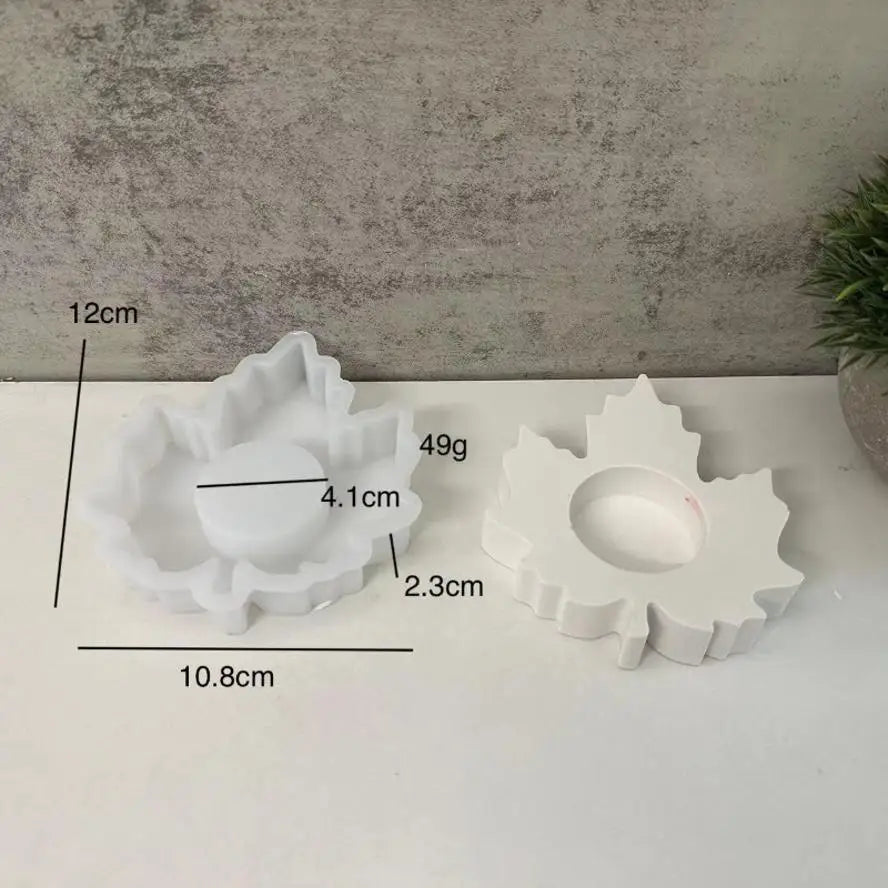 Maple Leaf Silicone Mold – DIY Tea Light & Resin Candle Holder Silicone Craft Mold Axl