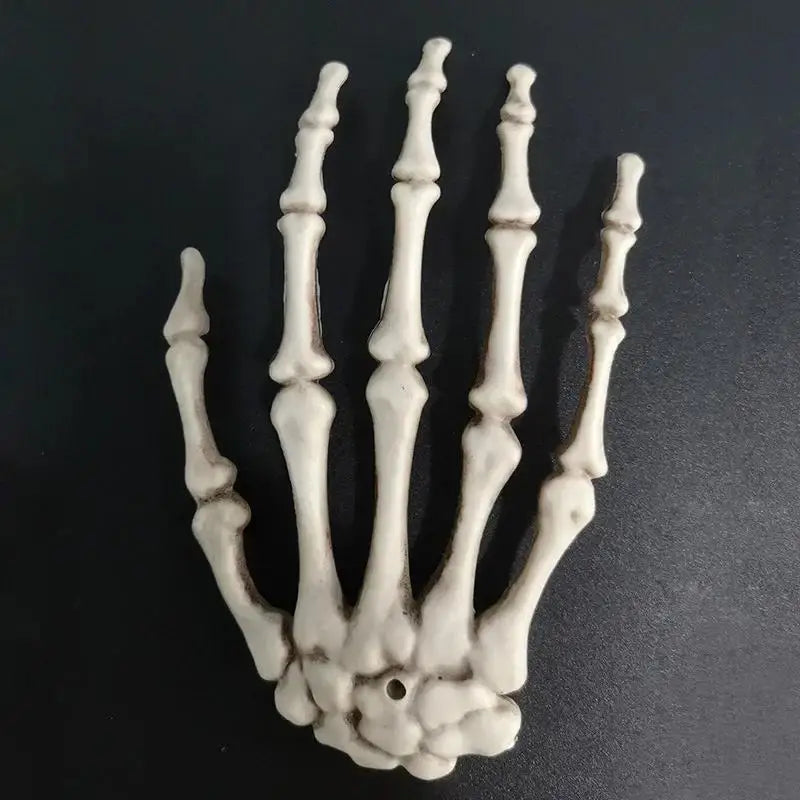Halloween Skeleton Hand Props – Realistic Bone Decor (1 Pair) Halloween Decor Props Axl