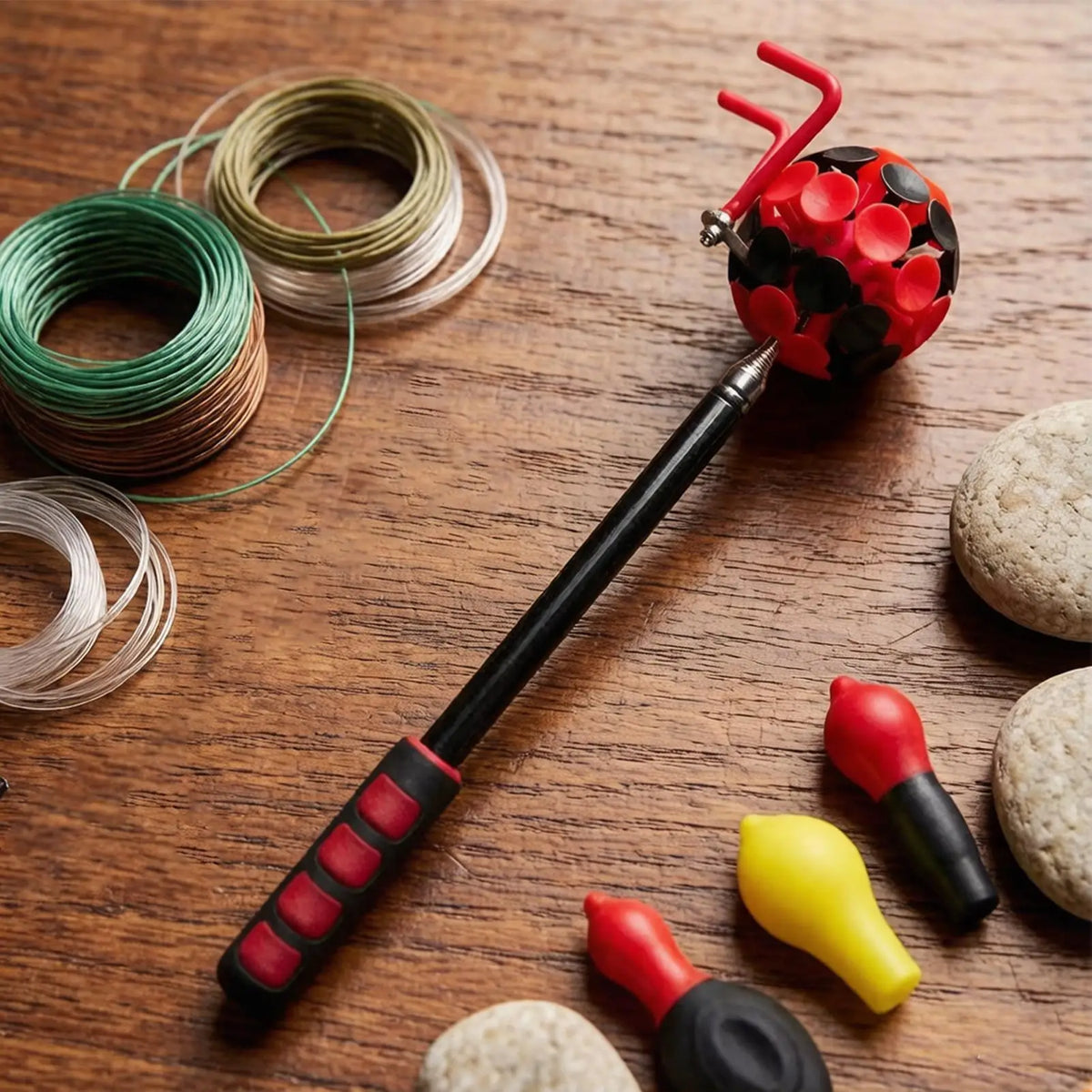 Retractable Golf Ball Retriever – 3M Telescopic Steel Grabber Golf Ball Retriever Axl